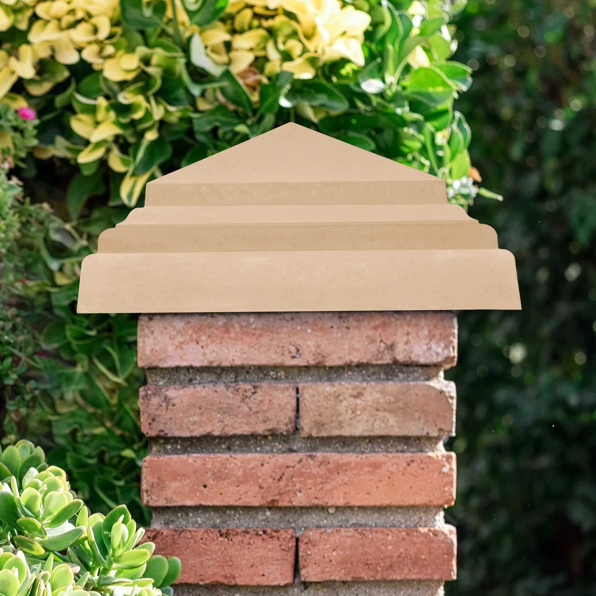 Willowcrete Stepped Peaked Concrete Pier Cap