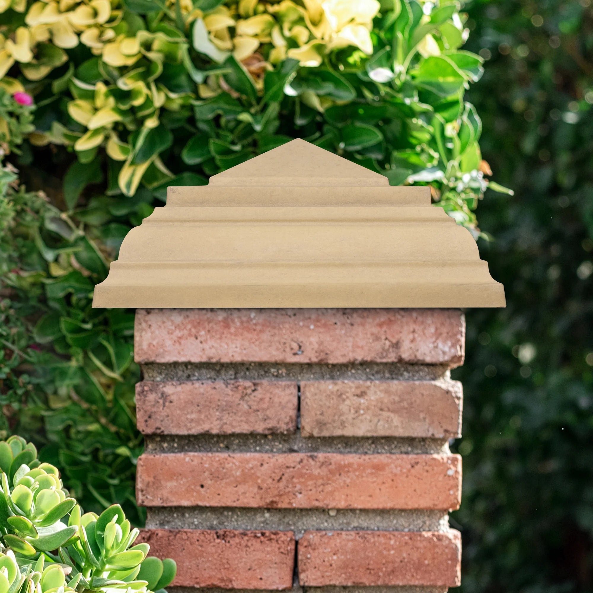 Willowcrete Stepped Peaked Concrete Pier Cap