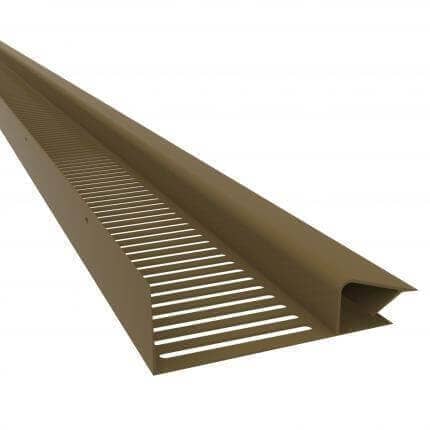 Manthorpe Continuous Soffit Vent Brown 25mm - Pack of 10
