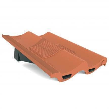 Manthorpe Double Pantile In-Line Roof Tile Vent - Terracotta
