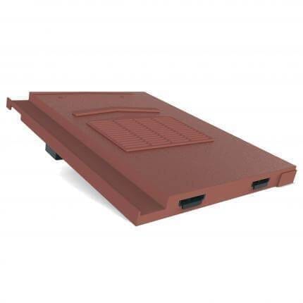 Manthorpe Non-Profile In-Line Roof Tile Vent - Antique Red