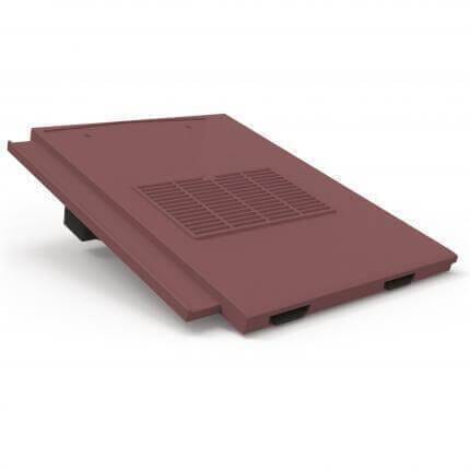 Manthorpe Thin Leading Edge Roof Tile Vent- Antique Red
