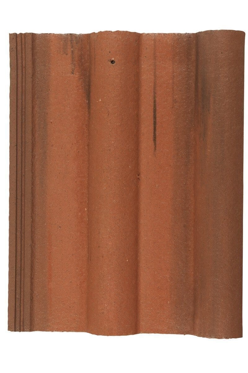 Marley Double Roman Concrete Interlocking Roof Tiles - Old English Dark Red - Pallet of 192