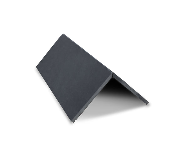 Mayan Natural Slate Classic RealRidge Graphite 90° Ridge Tile 500mm - Roofing Supplies UK