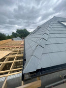 Mayan RealRidge 135° Natural Slate Overlap Ridge Tile 500mm (375mm cover) - Roofing Supplies UK
