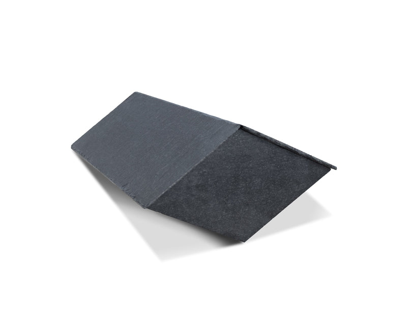 Mayan RealRidge Natural Slate Overlap Block End Ridge Tile 500mm