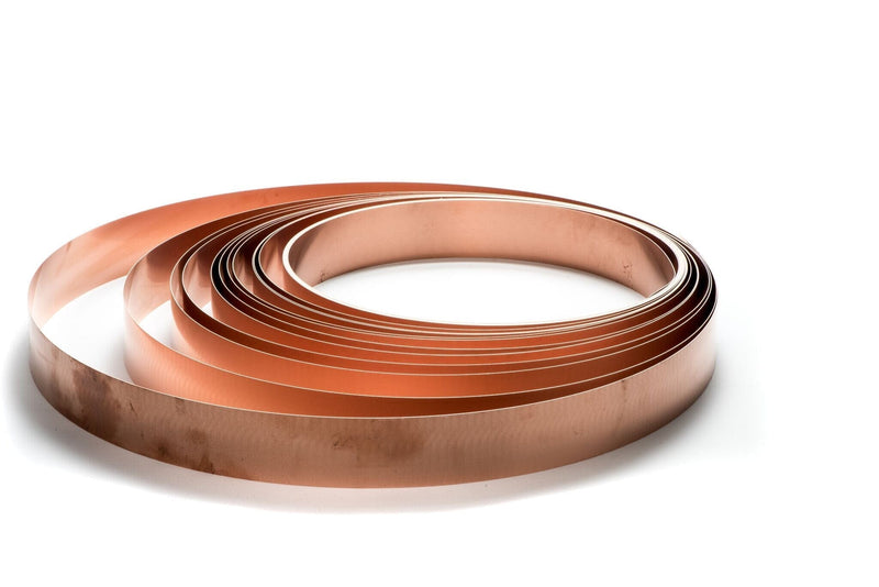 Midland Lead Coil Copper Strip - 50mm x 20m