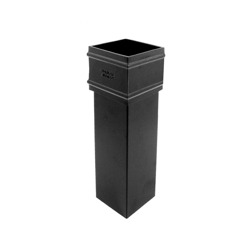 Alutec Traditional 72x72mm Non Eared Aluminium Square Downpipe 3m