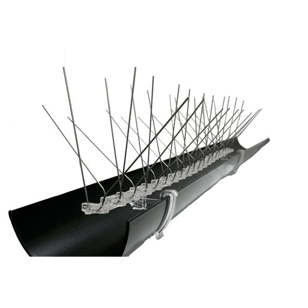 Rainwater Gutter Clips For Bird-X Spikes - Half Round - 100m Pack - Roofing Supplies UK