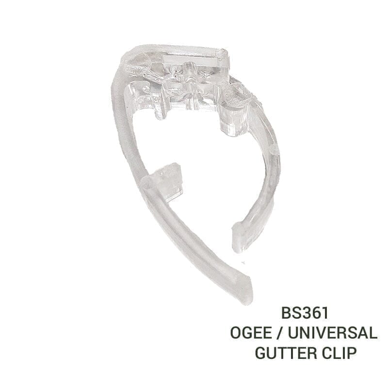 Rainwater Gutter Clips For Bird-X Spikes - Ogee - 100m Pack - Roofing Supplies UK