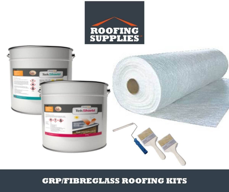 Roofing Supplies Budget Fibreglass Roofing Kit 10m²