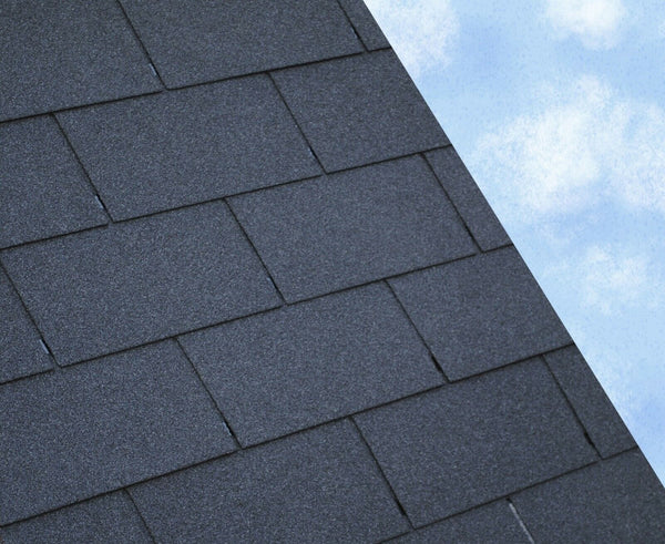 Roofing Supplies Super 3 Tab Square Bitumen Shingles - Black (2.4m2)