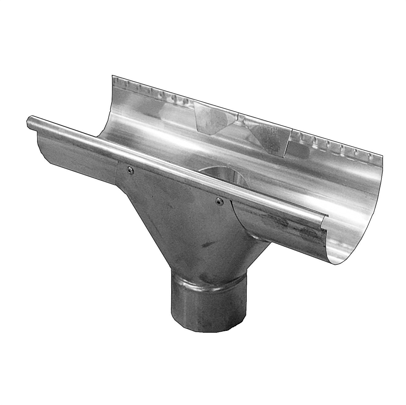 Stainless Steel 125mm Running Outlet - 80mm