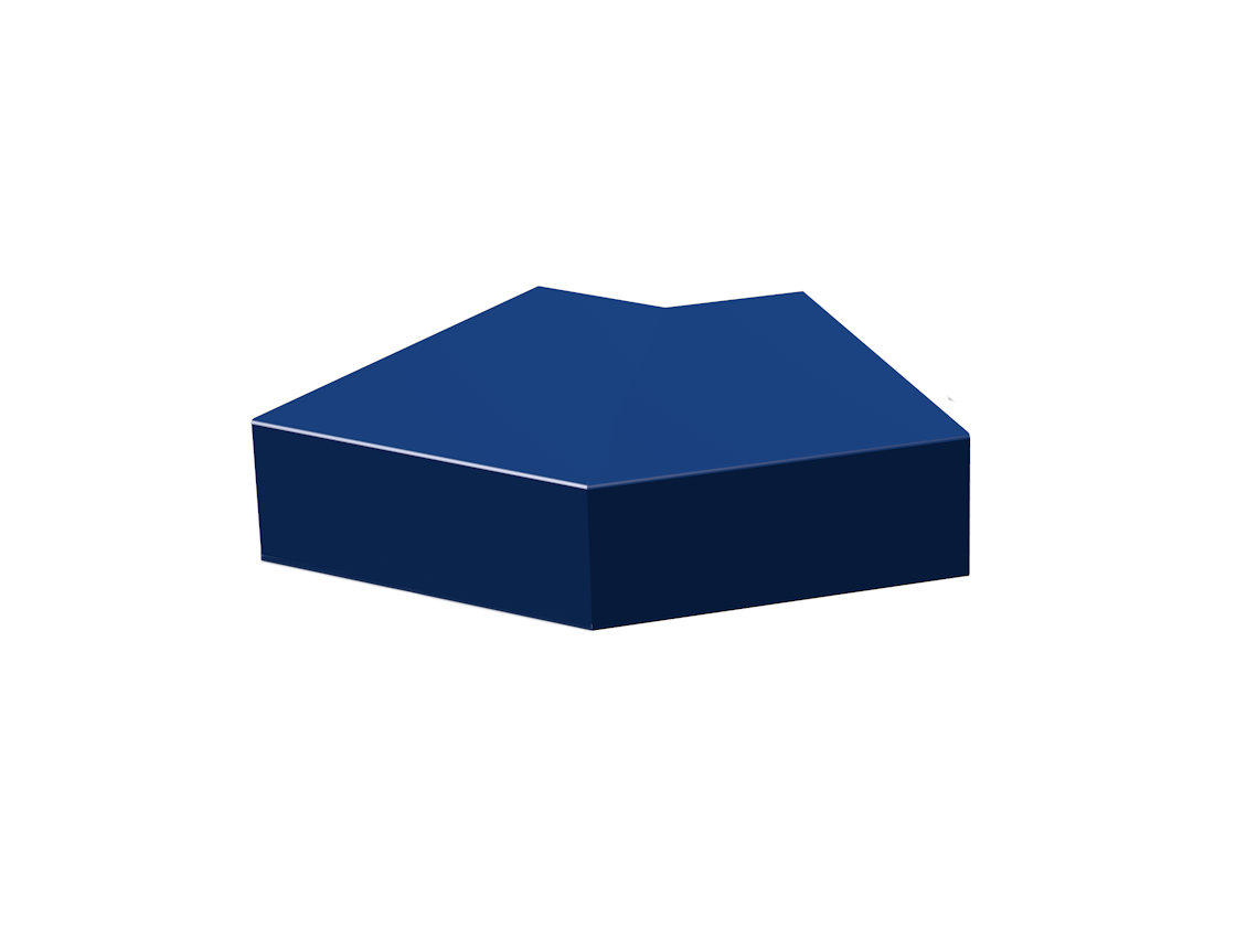 Alumasc Skyline SC54 Aluminium 135° External Corner Sloped Coping