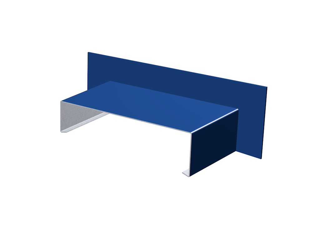 Alumasc Skyline SC72 Sloped Aluminium Right Hand Upstand Stop End