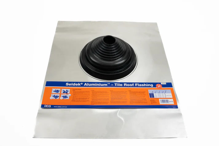Dektite Seldek Aluminium Black EPDM Roof Pipe Flashing