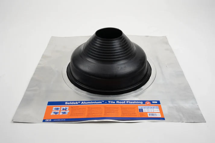 Dektite Seldek Aluminium Black EPDM Roof Pipe Flashing