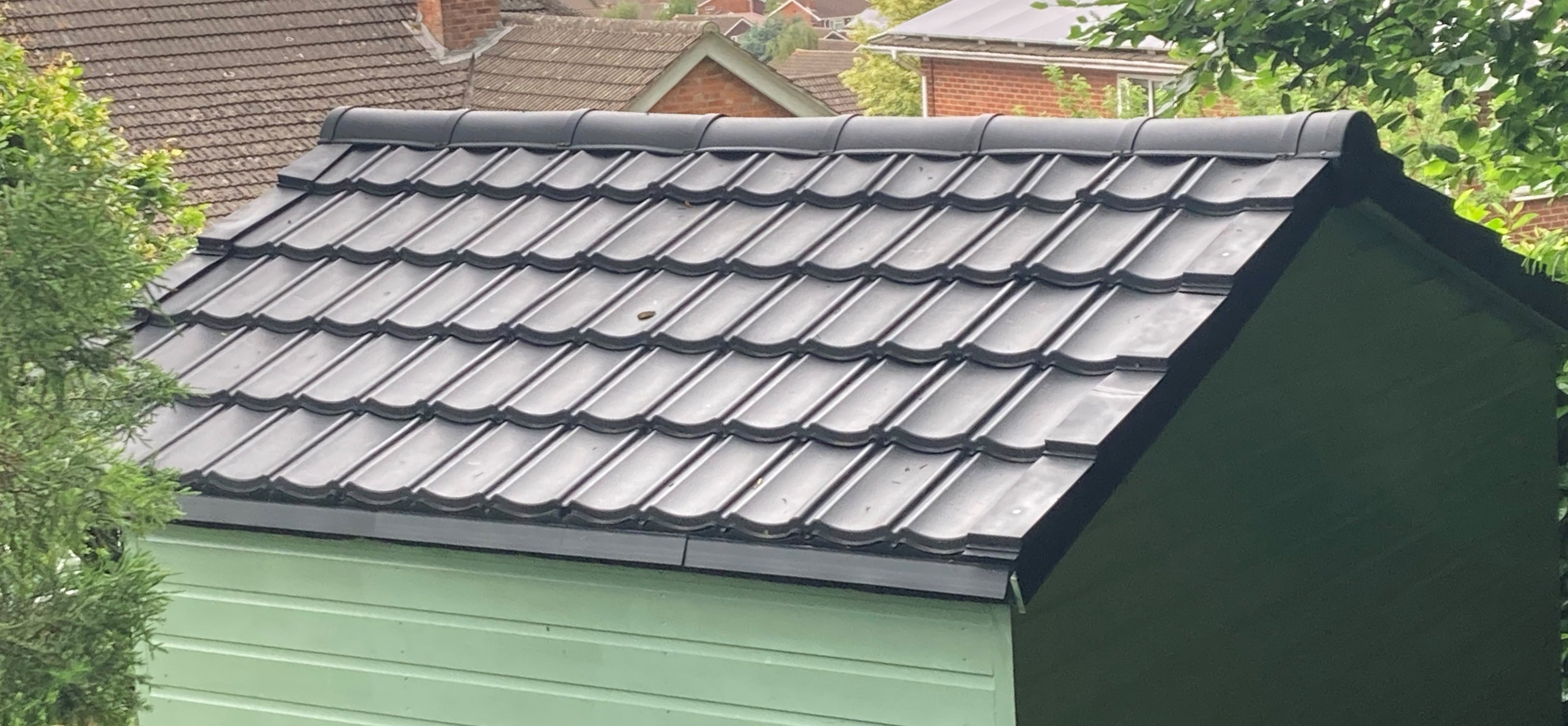 Lightweight Tiles Budget Roof Tiles - Smooth Black