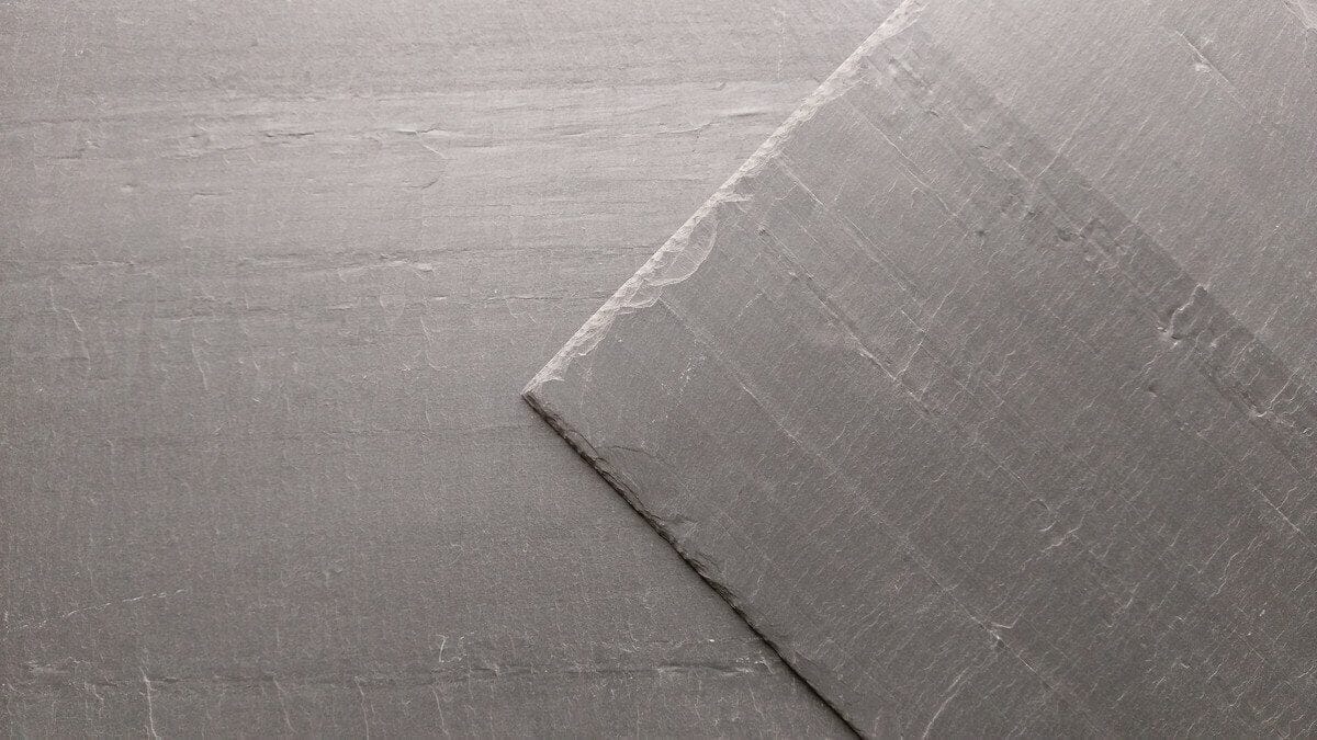 Samaca Q33 Prime Dark Grey Natural Spanish Roof Slate and Half 500mm x 375mm