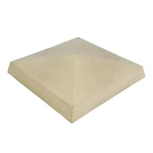 Sand Concrete 4 Way Weathered Pier Cap 300mm x 300mm - Roofing Supplies UK