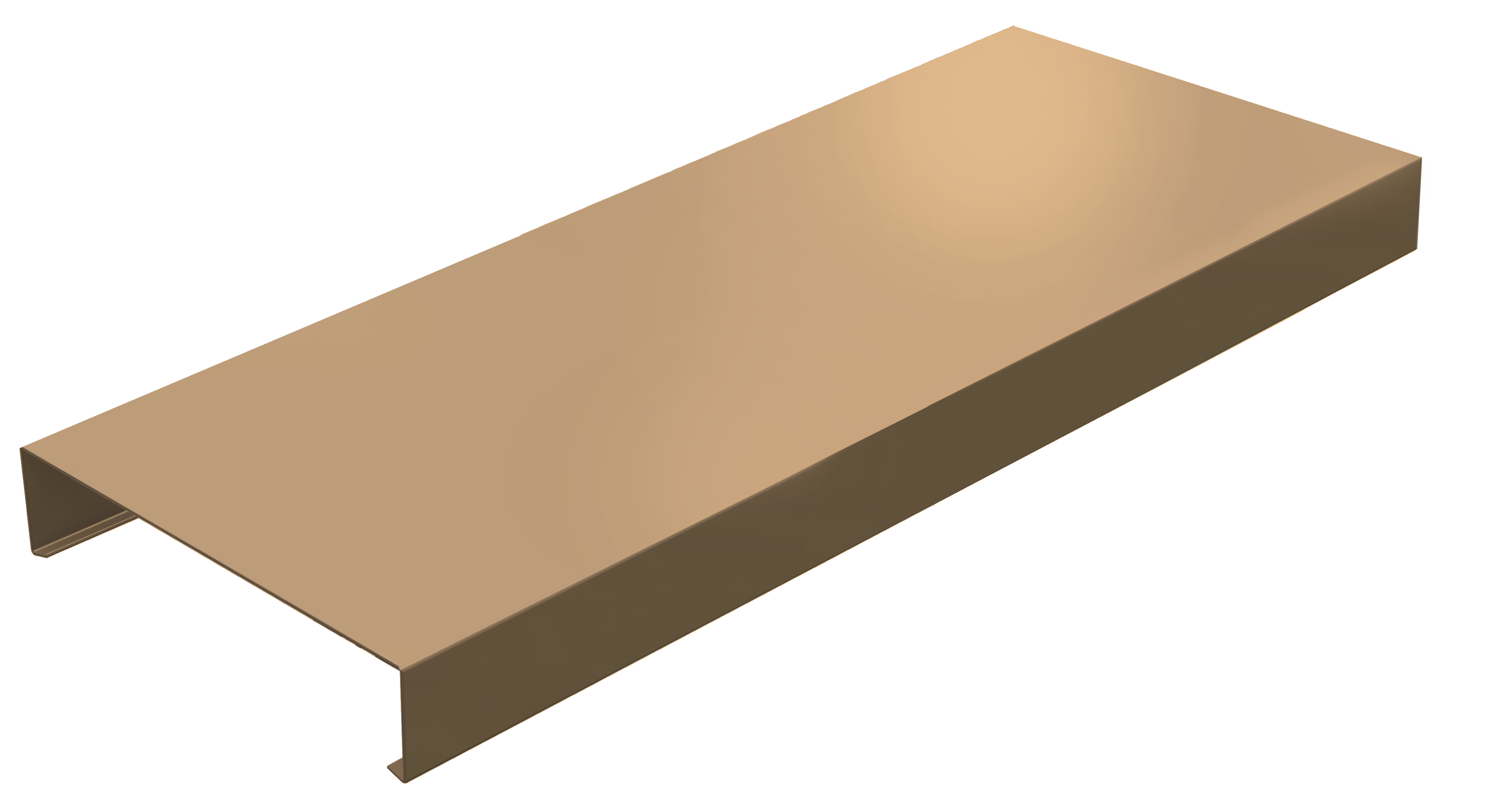 Alumasc Skyline Aluminium Flat Wall Coping (3m)