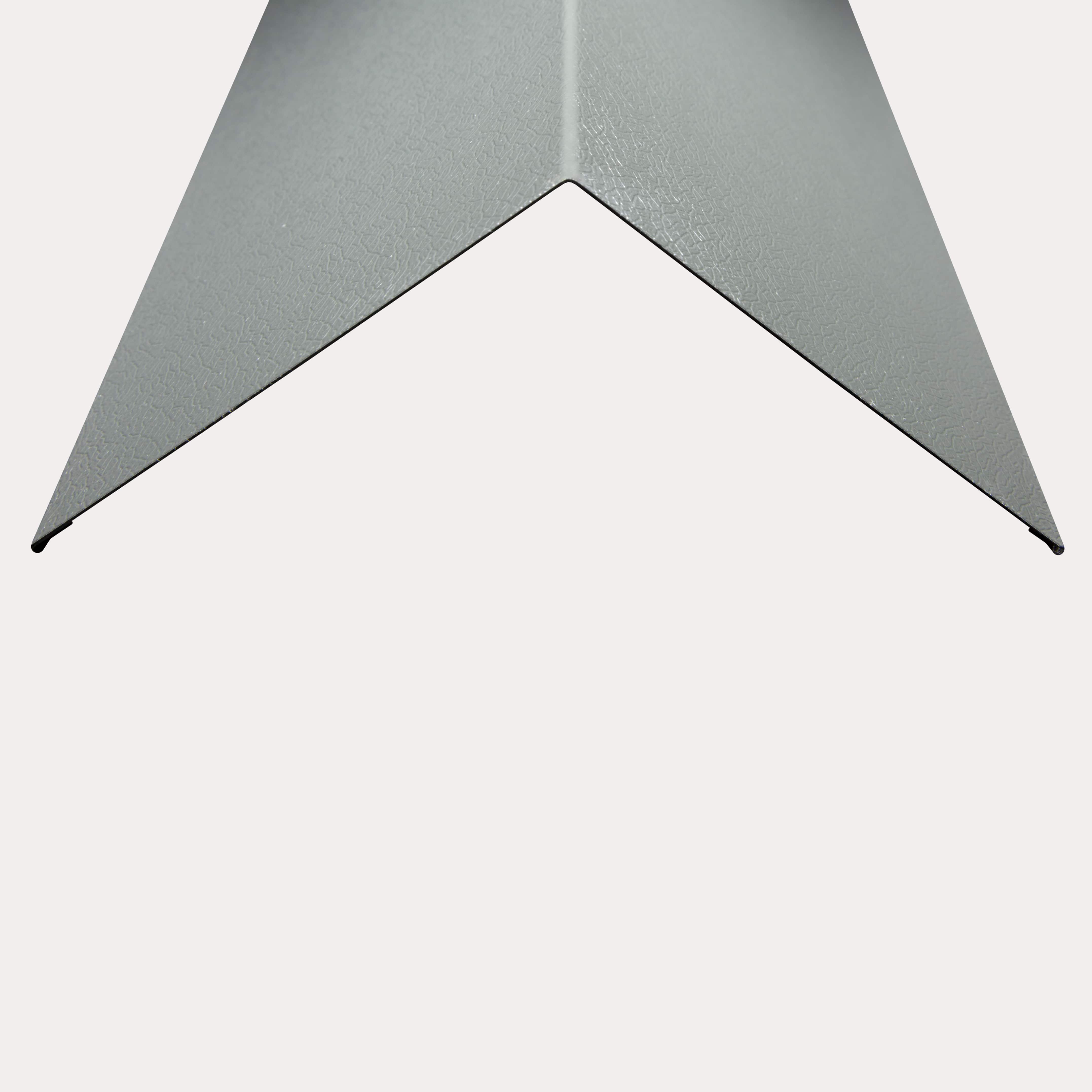 Hornsey Plastisol Coated Steel Standard Bargeboard Flashing - Goosewing Grey