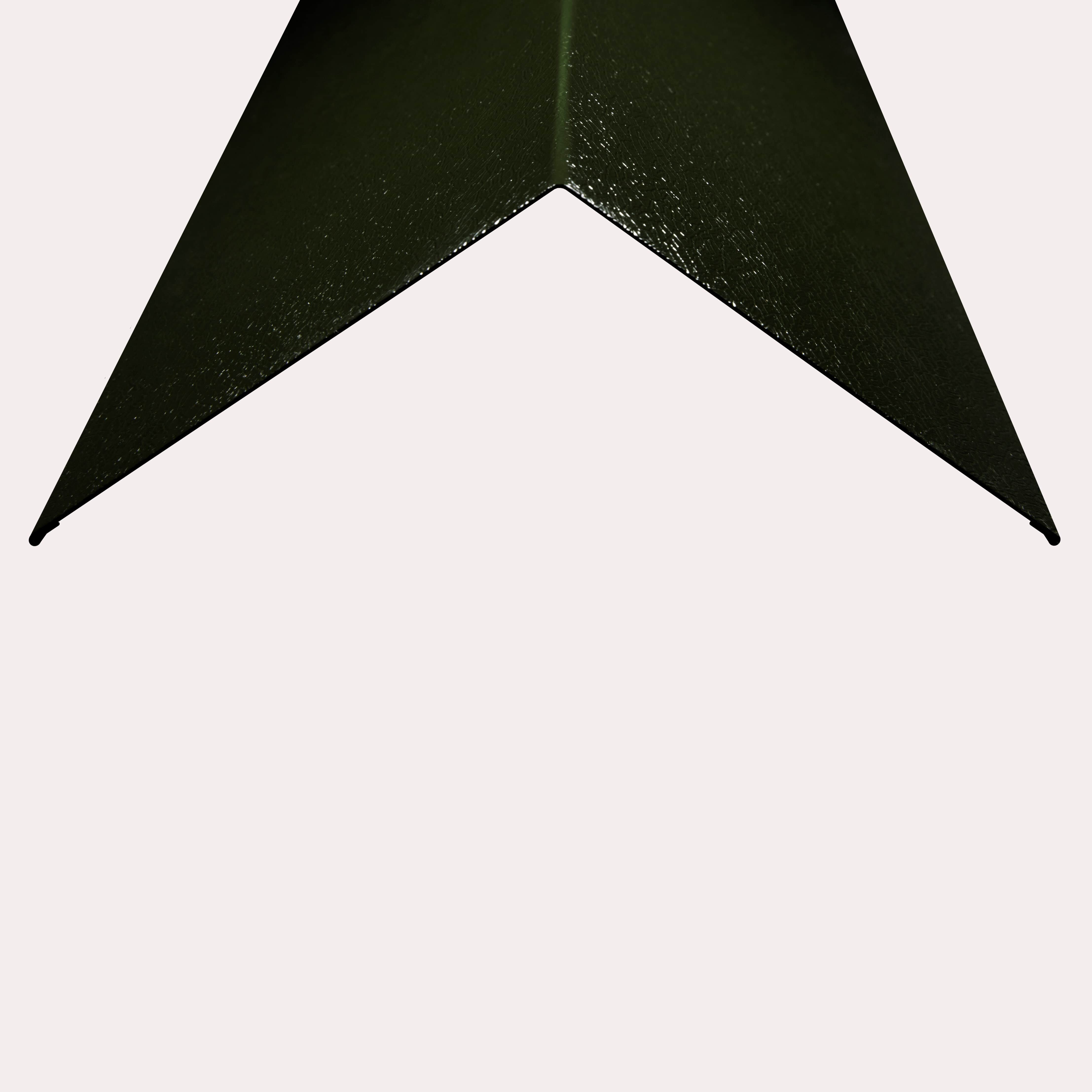 Hornsey Plastisol Coated Steel Standard Bargeboard Flashing - Juniper Green