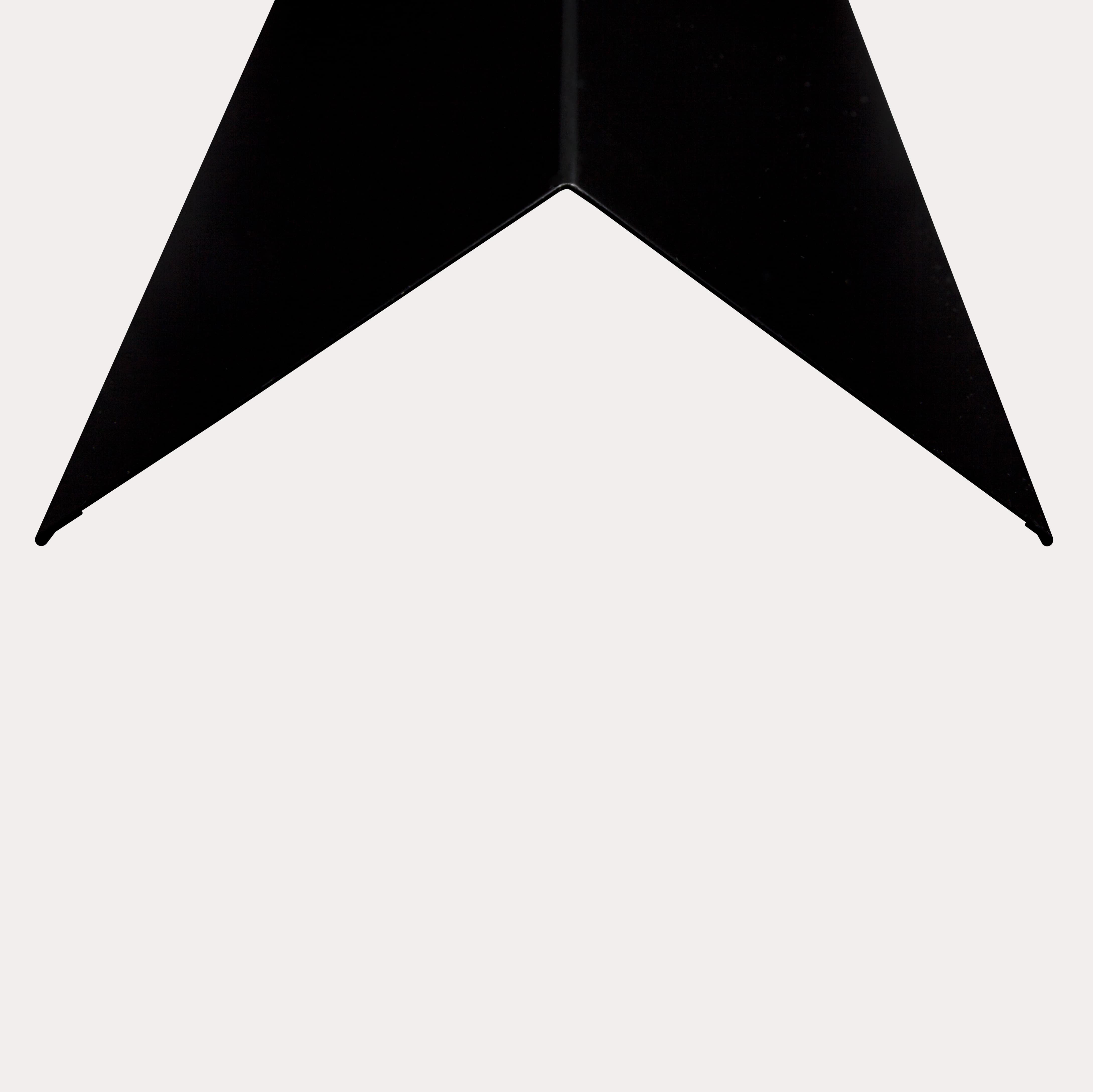 Hornsey Polyester Coated Standard Steel Bargeboard Flashing - Jet Black