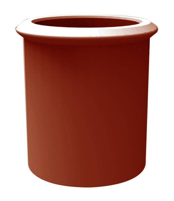 Straight Roll Top Chimney Pot for Solid Fuel