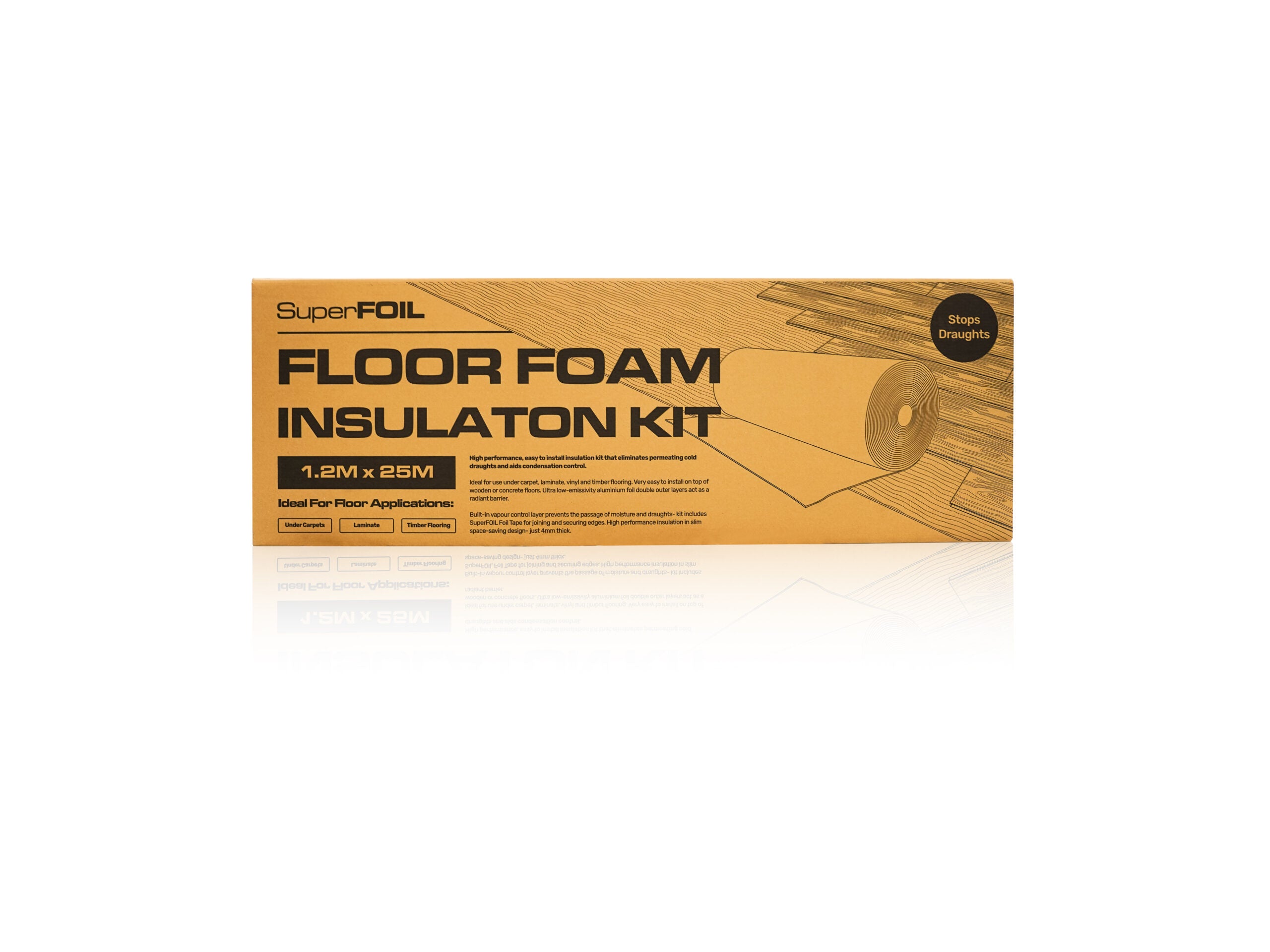 SuperFOIL Floor Foam Insulation Kit 1.2m x 25m