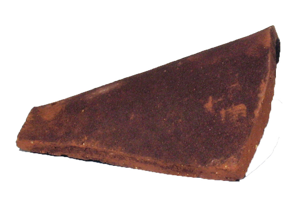 Kent clay hip tiles for sale. Handmade roof hip tiles with compact bonnet-style curve for traditional or period-style pitched roofs.