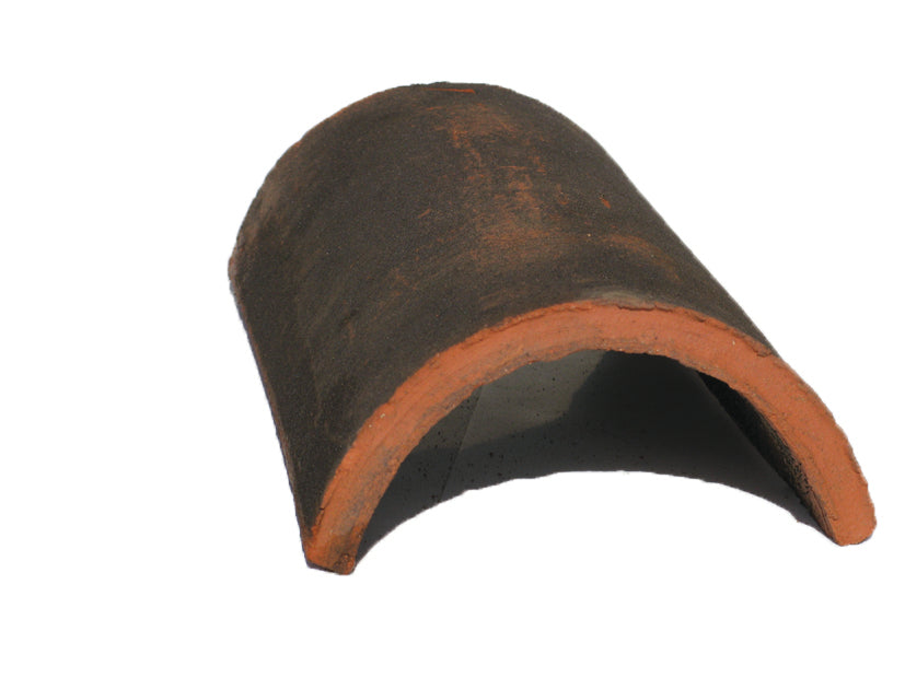 Small handmade baby ridge tiles ideal for delicate roof detailing

