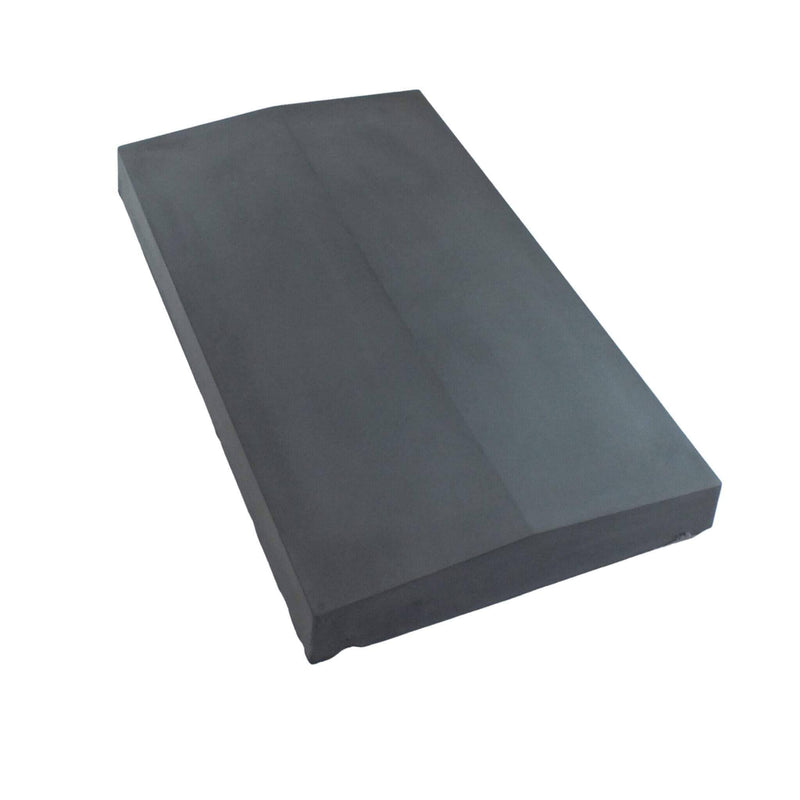 Twice Weathered Concrete Coping Stone Charcoal 375mm x 600mm