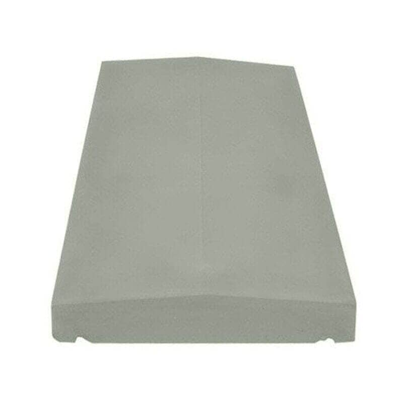 Twice Weathered Concrete Coping Stone Light Grey 355mm x 600mm