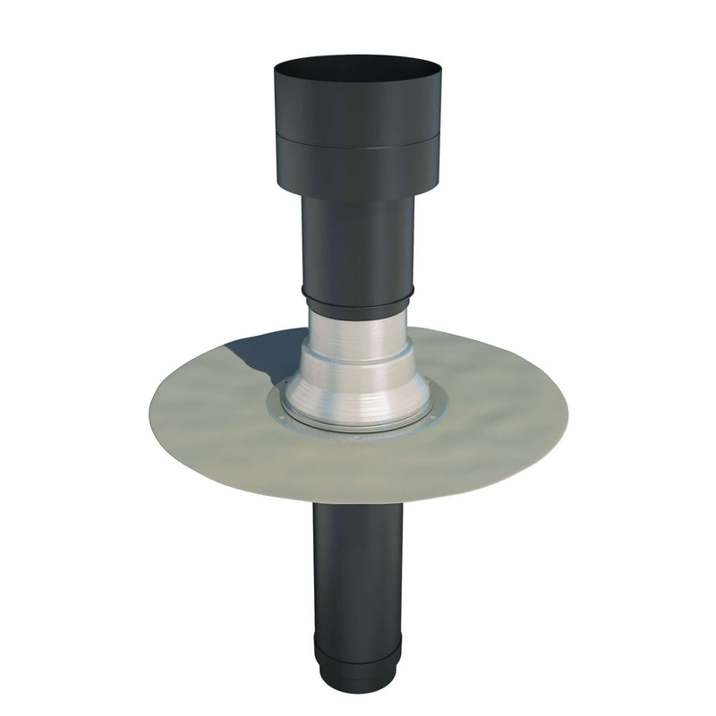 Ubbink OFT-1 Flat Roof Vent/Terminal for PVC - 166mm