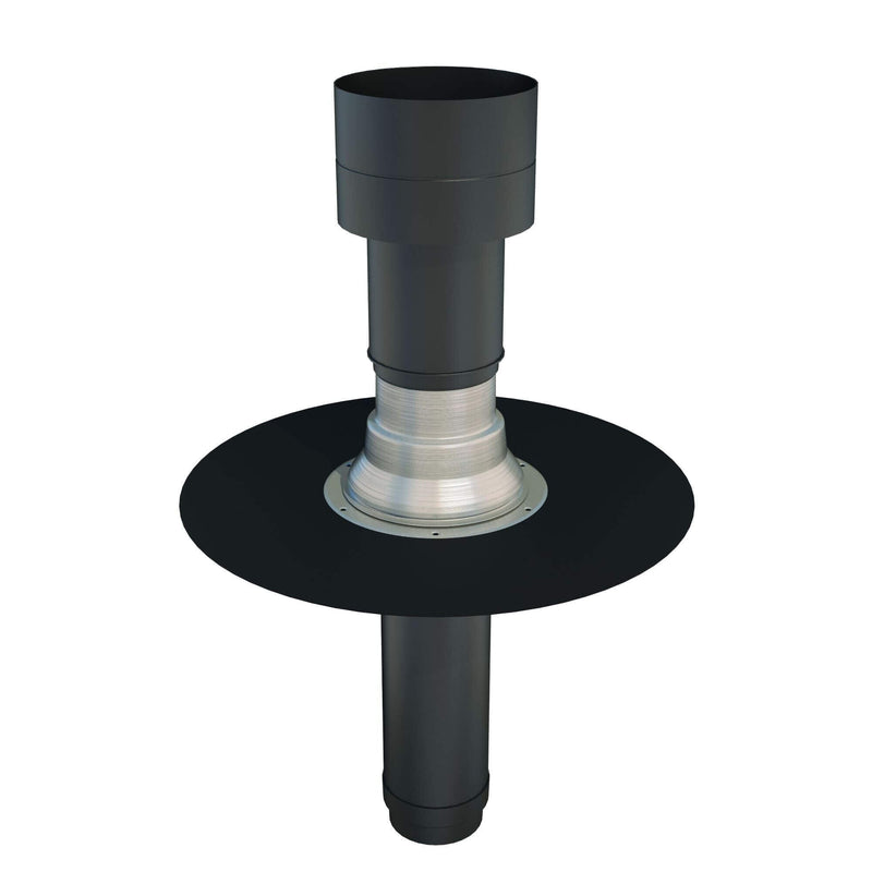 Ubbink OFT-5 Insulated Flat Roof Vent Terminal For EPDM - 125mm
