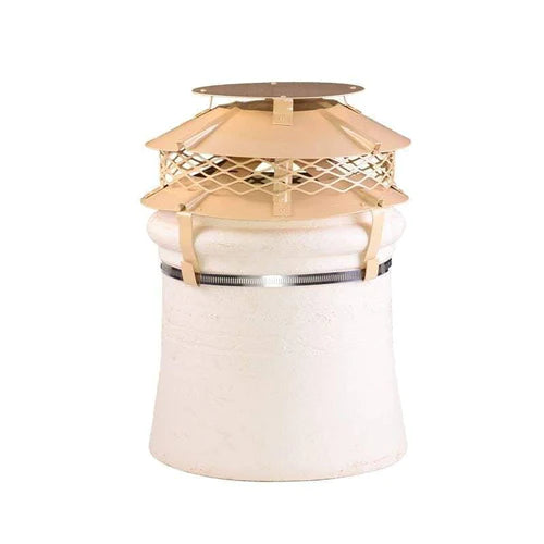 Ultimate Flue Outlet - Stainless Steel Chimney Cowl - Strap fix included
