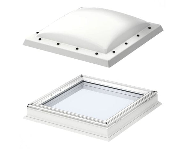 VELUX Fixed Base Flat Roof Opaque Window Dome Rooflight - Roofing Supplies UK