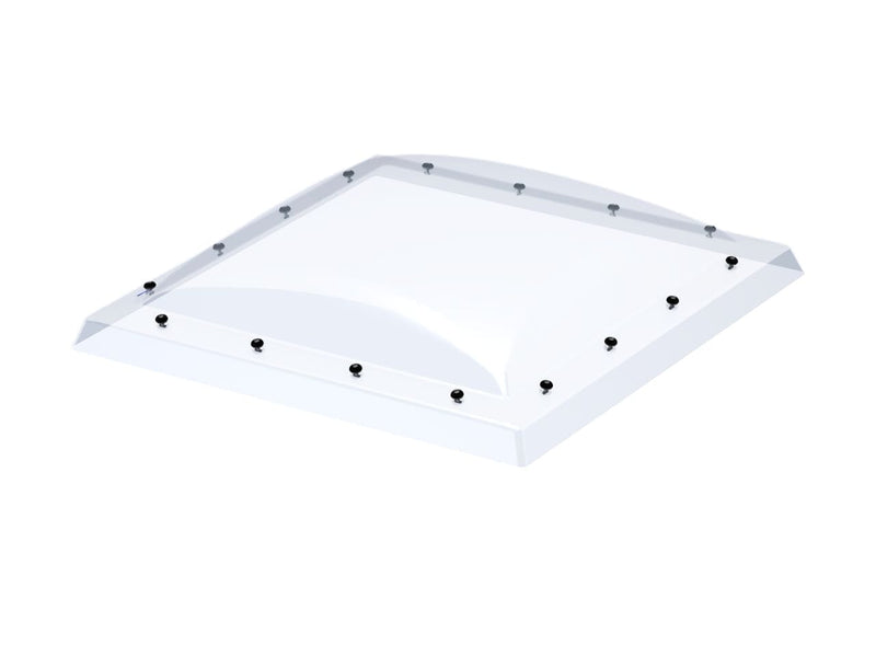 VELUX Flat Roof Emergency Exit Window Base with Clear Dome - Roofing Supplies UK