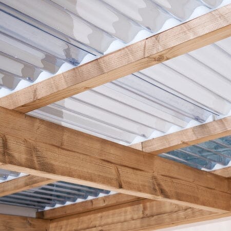 Vistalux PVC Profile 3 Corrugated Roof Sheet - 1830mm x 762mm