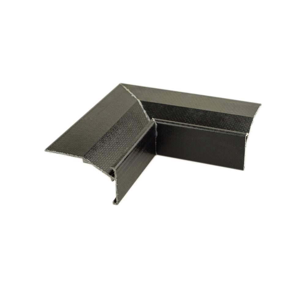 Paptrim GRP Watershed Drip Trim 50mm face - Black - 2.5m