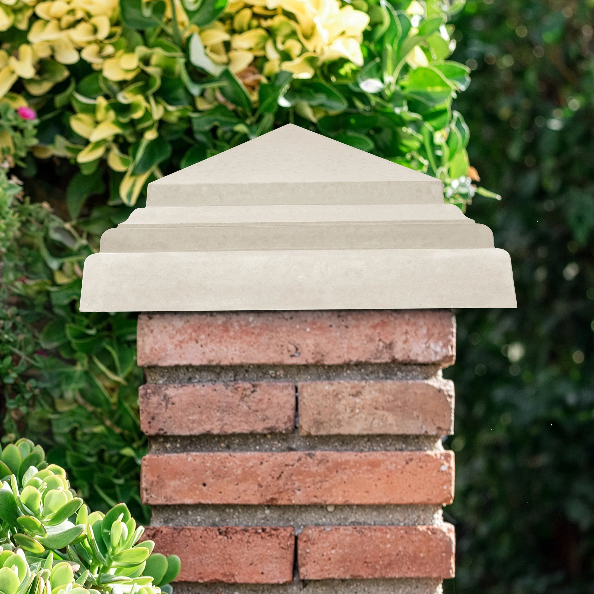 Willowcrete Stepped Peaked Concrete Pier Cap
