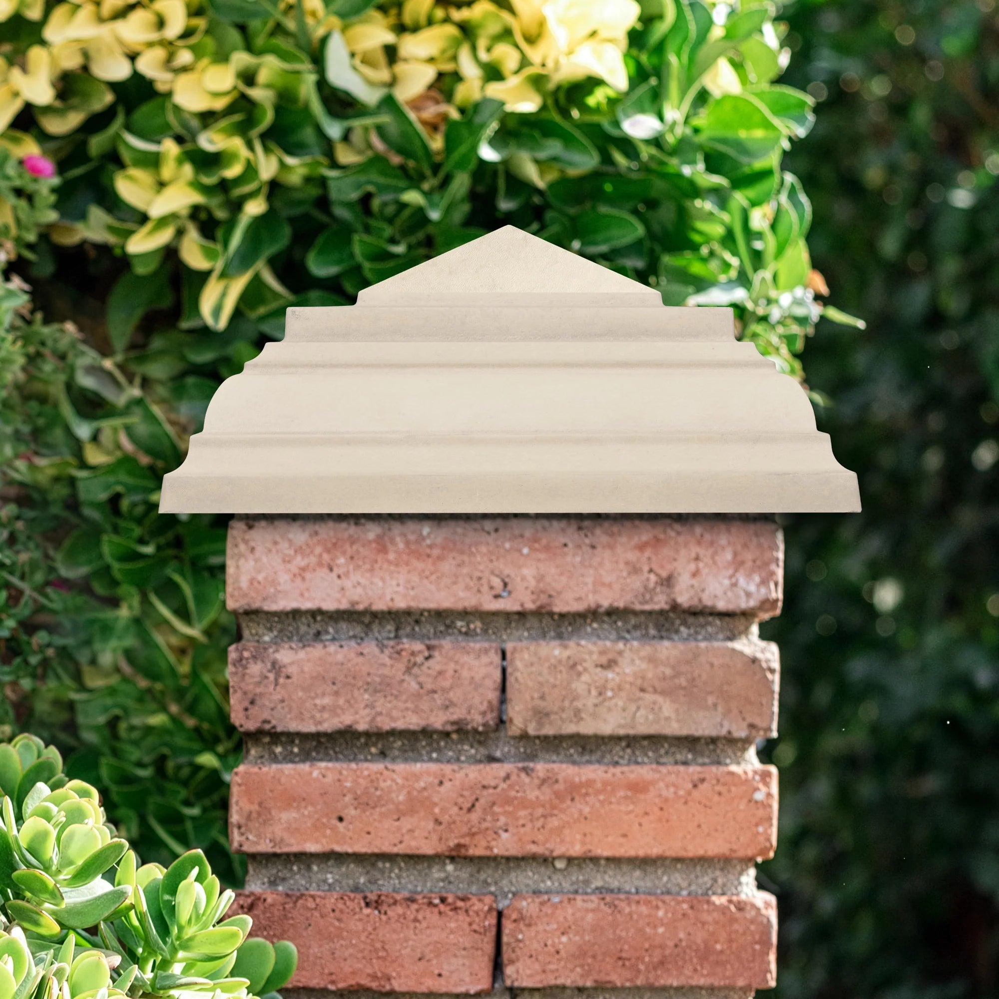 Willowcrete Stepped Peaked Concrete Pier Cap