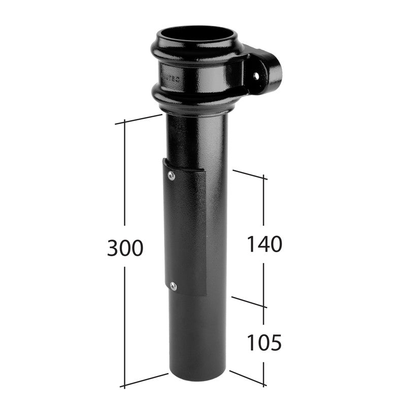 Alutec Tudor 76mm Aluminium Access Pipe