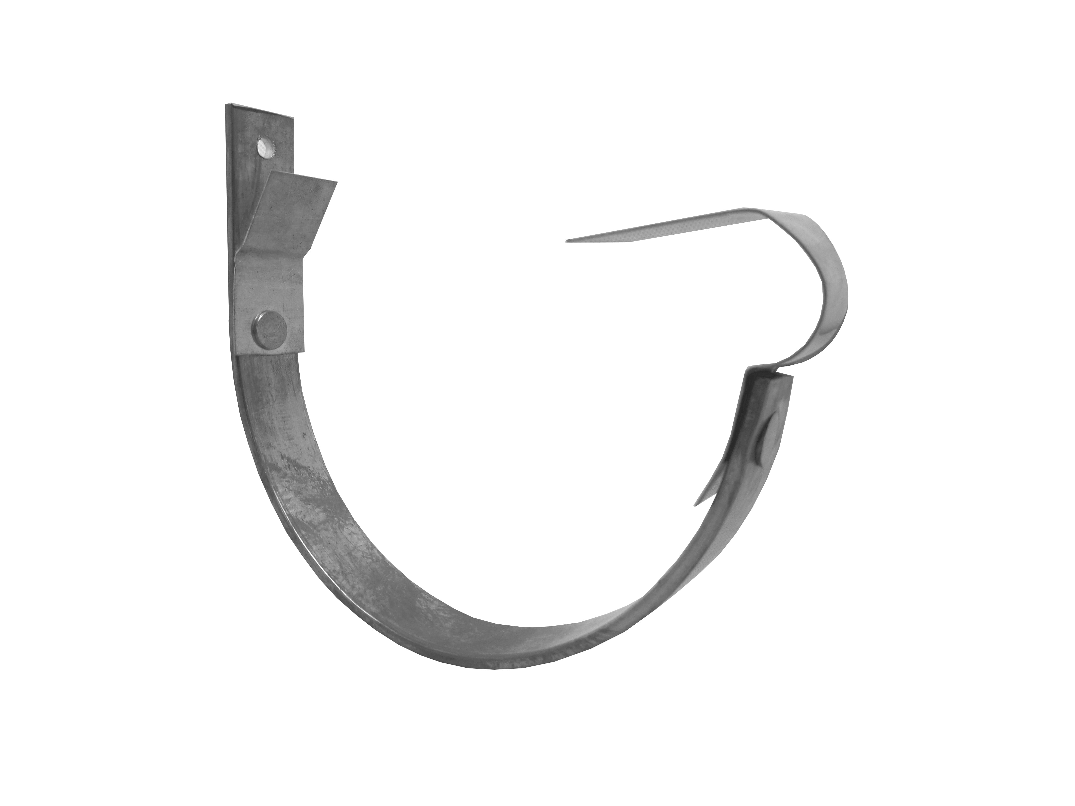 Metal Gutta zinc half round loose tab fascia bracket for supporting zinc guttering.