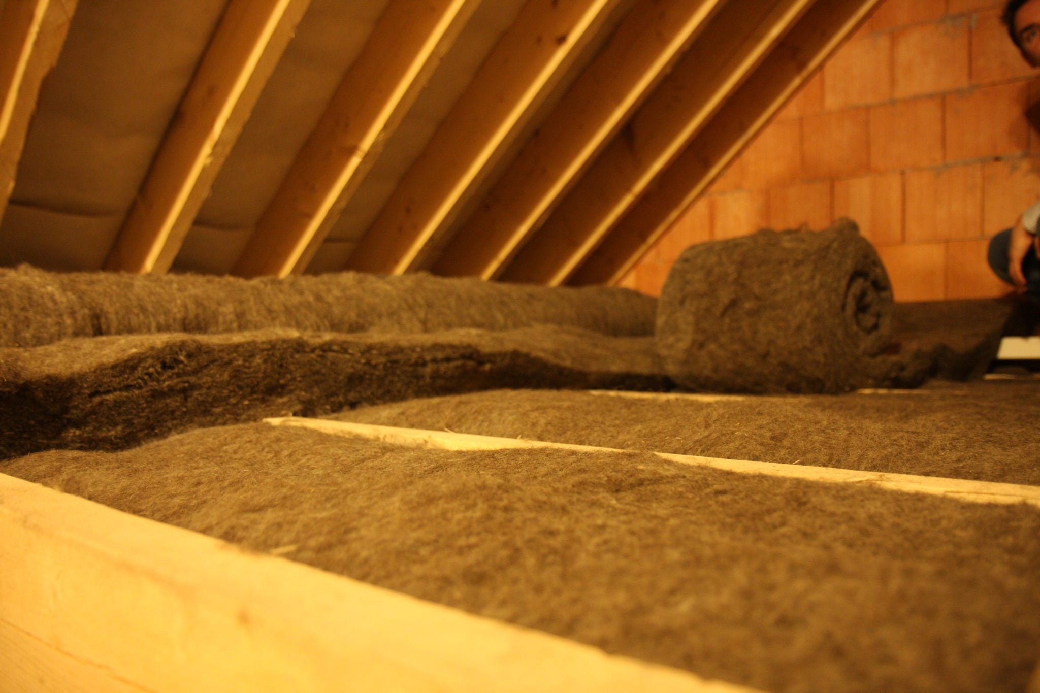 Sheep Wool Comfort Loft Insulation Roll 150mm X 380mm X 3m - 3.42m²