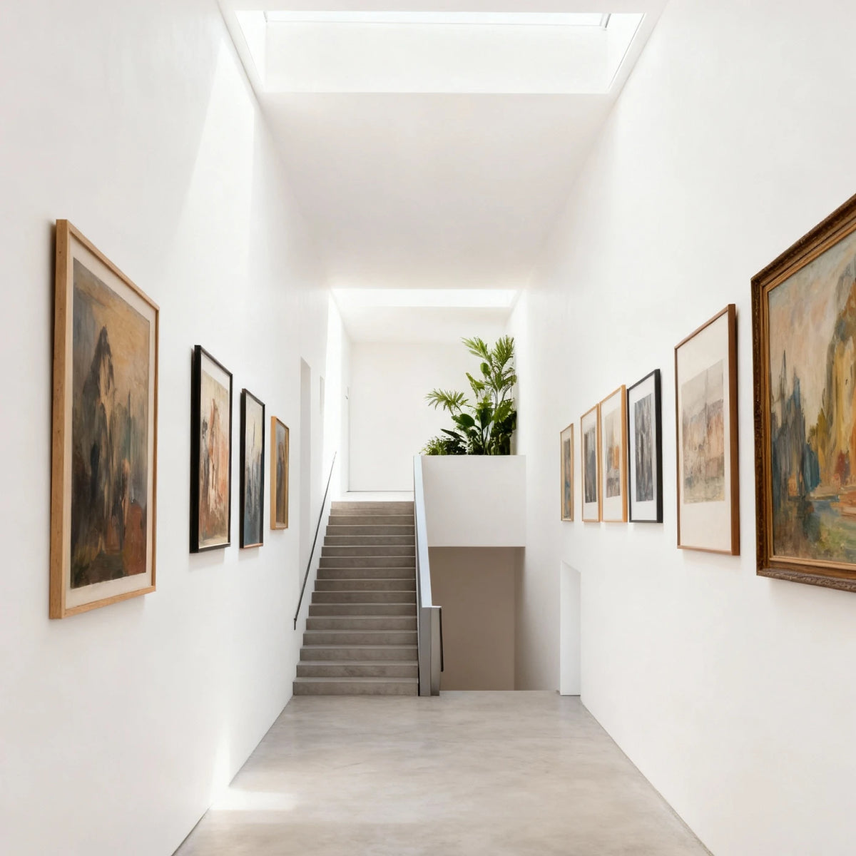 FAKRO DXC-C P4 Secure non-opening flat roof dome - over a gallery hallway