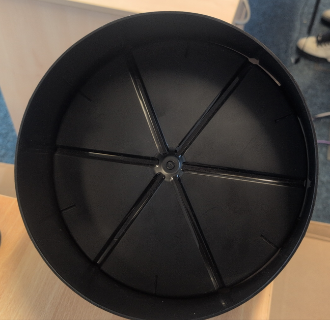 Ubbink OFT-5 Insulated Flat Roof Vent Terminal for Asphalt - 125mm