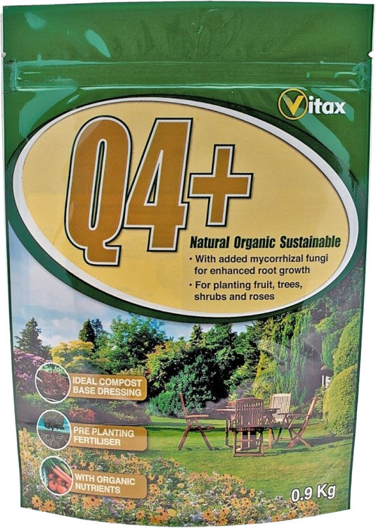 Wallbarn Sedum & Wildflower Fertiliser for Green Roofs Vitax Q4 - 0.9kg = 18m²