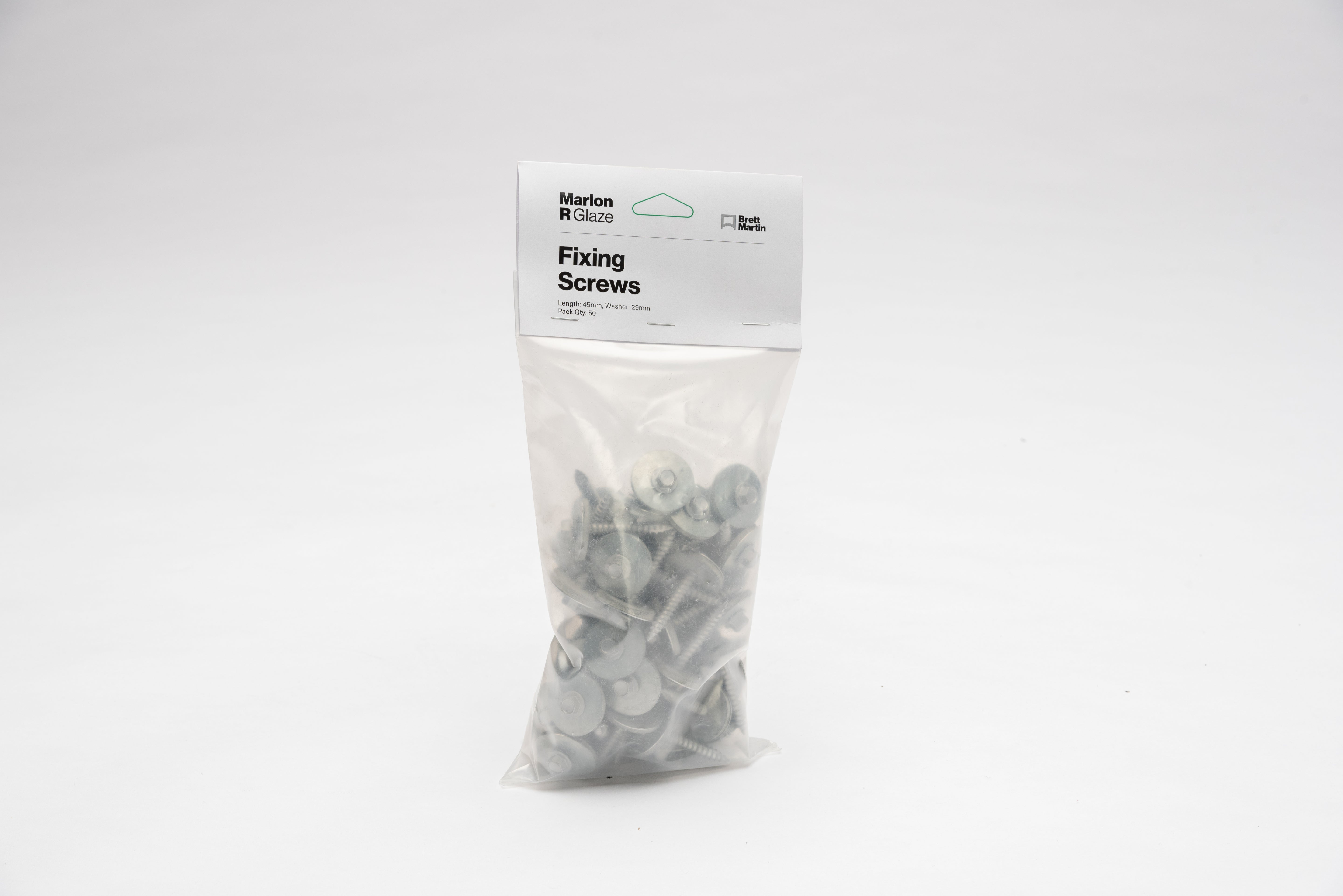 Marlon R Glaze 25mm Screw & Washer - Pack of 50